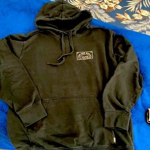 Vans hoodie black and white